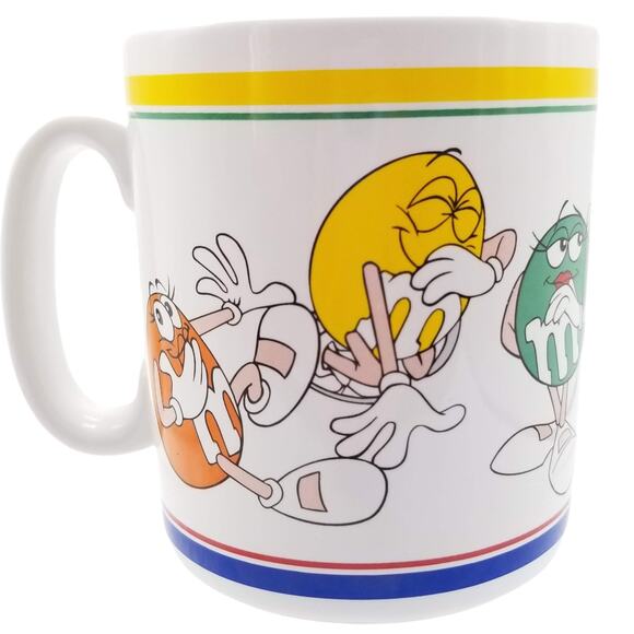 Vintage M&M's World Extra Large Mug 1997 Laughing It Up 26oz Jumbo Coffee Cup - Picture 5 of 8